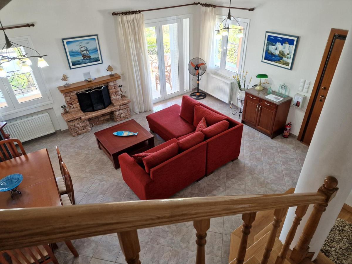 Villa Liana : Luxury Villa With Fantastic Sea View, Near Airport Pórto Ráfti Exteriér fotografie