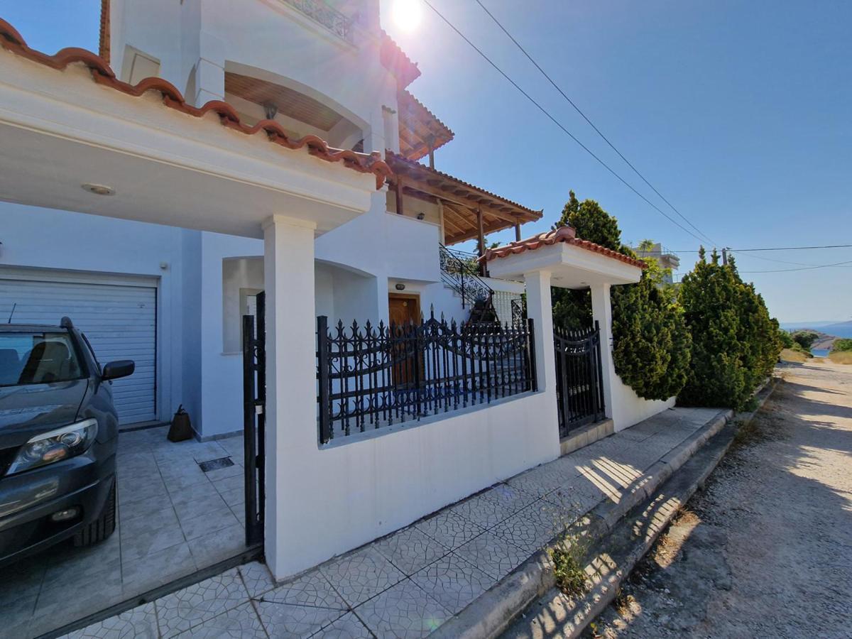 Villa Liana : Luxury Villa With Fantastic Sea View, Near Airport Pórto Ráfti Exteriér fotografie