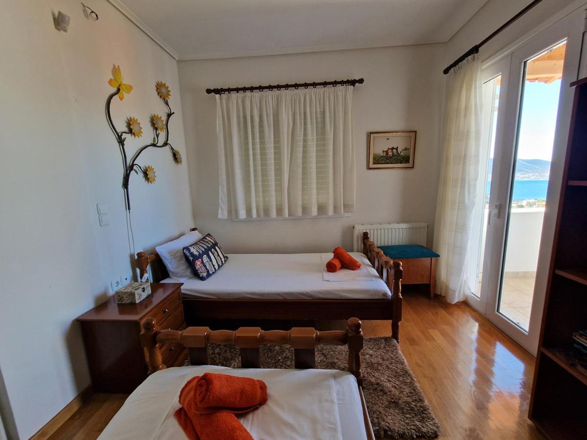 Villa Liana : Luxury Villa With Fantastic Sea View, Near Airport Pórto Ráfti Exteriér fotografie