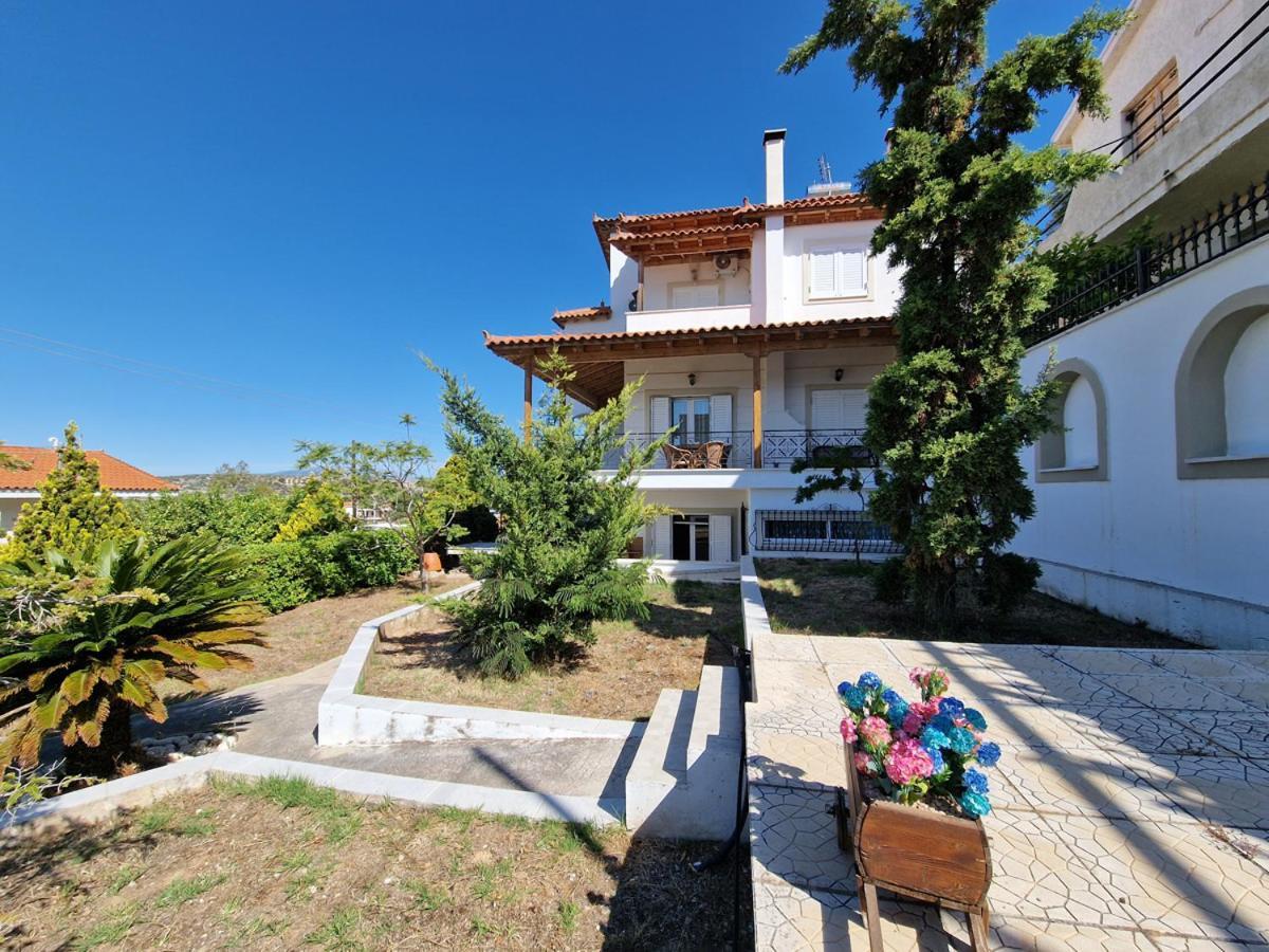 Villa Liana : Luxury Villa With Fantastic Sea View, Near Airport Pórto Ráfti Exteriér fotografie