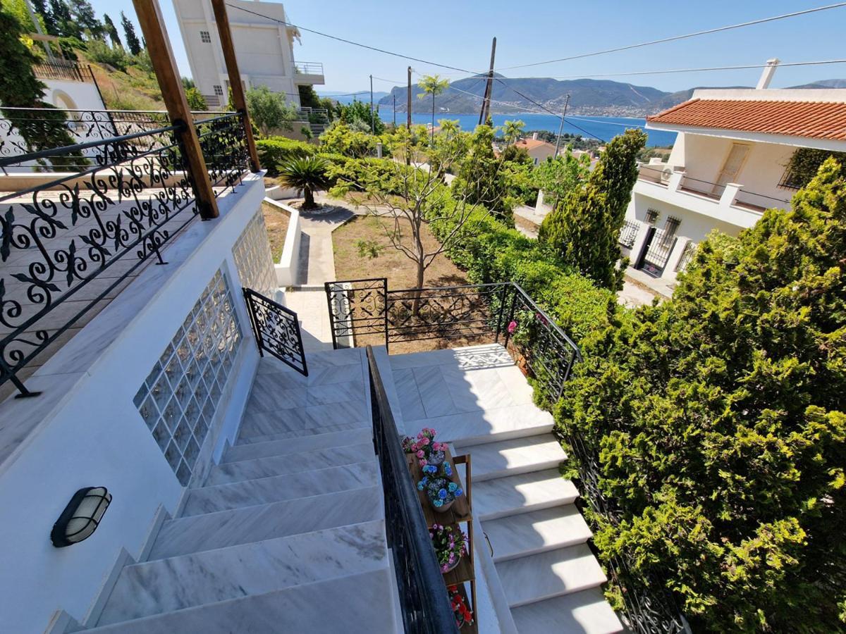 Villa Liana : Luxury Villa With Fantastic Sea View, Near Airport Pórto Ráfti Exteriér fotografie